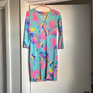 Lilly Pulitzer Colorful Long Sleeve Dress